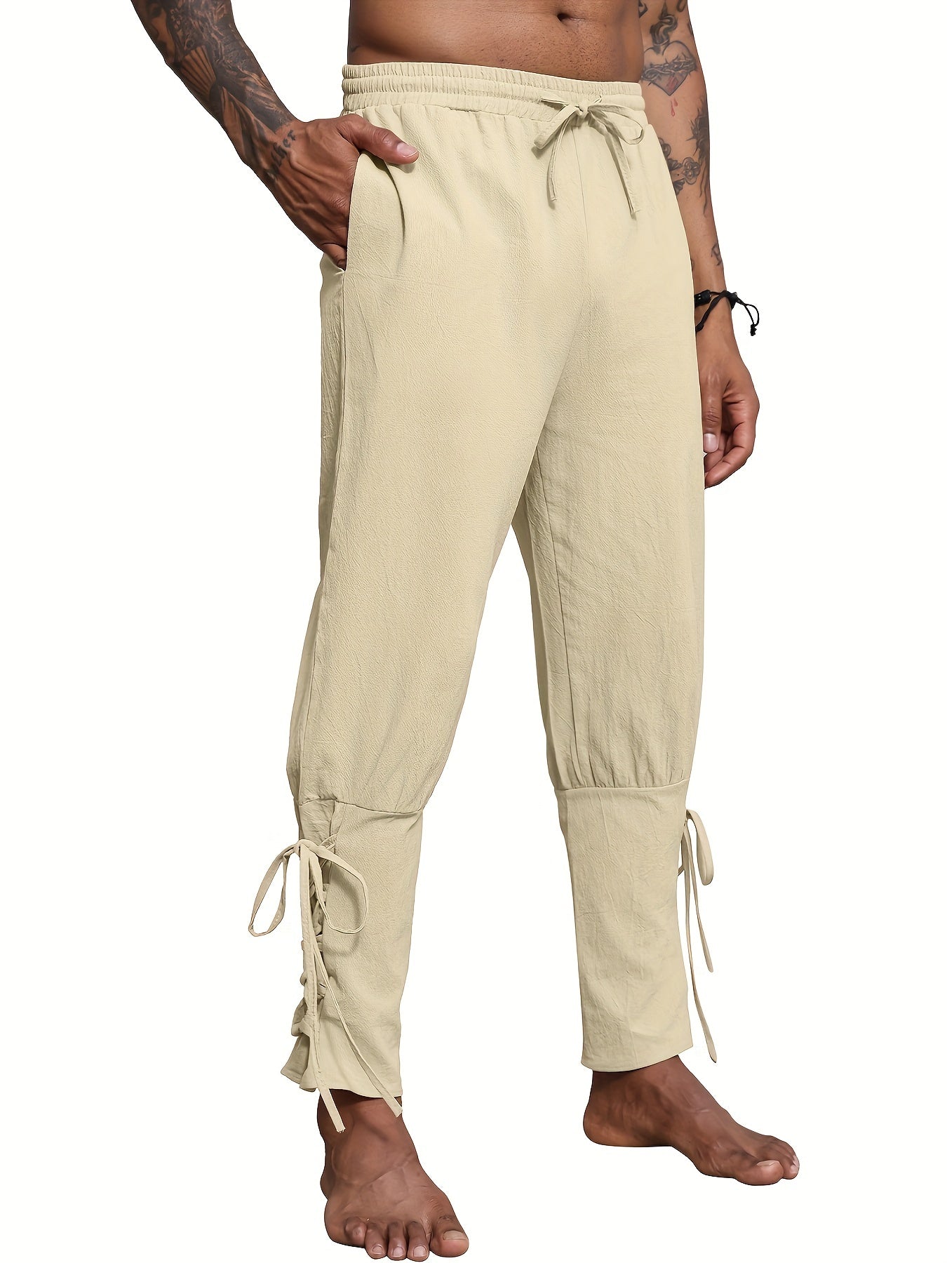Schwarze Harem-Piratenhose - Ronny