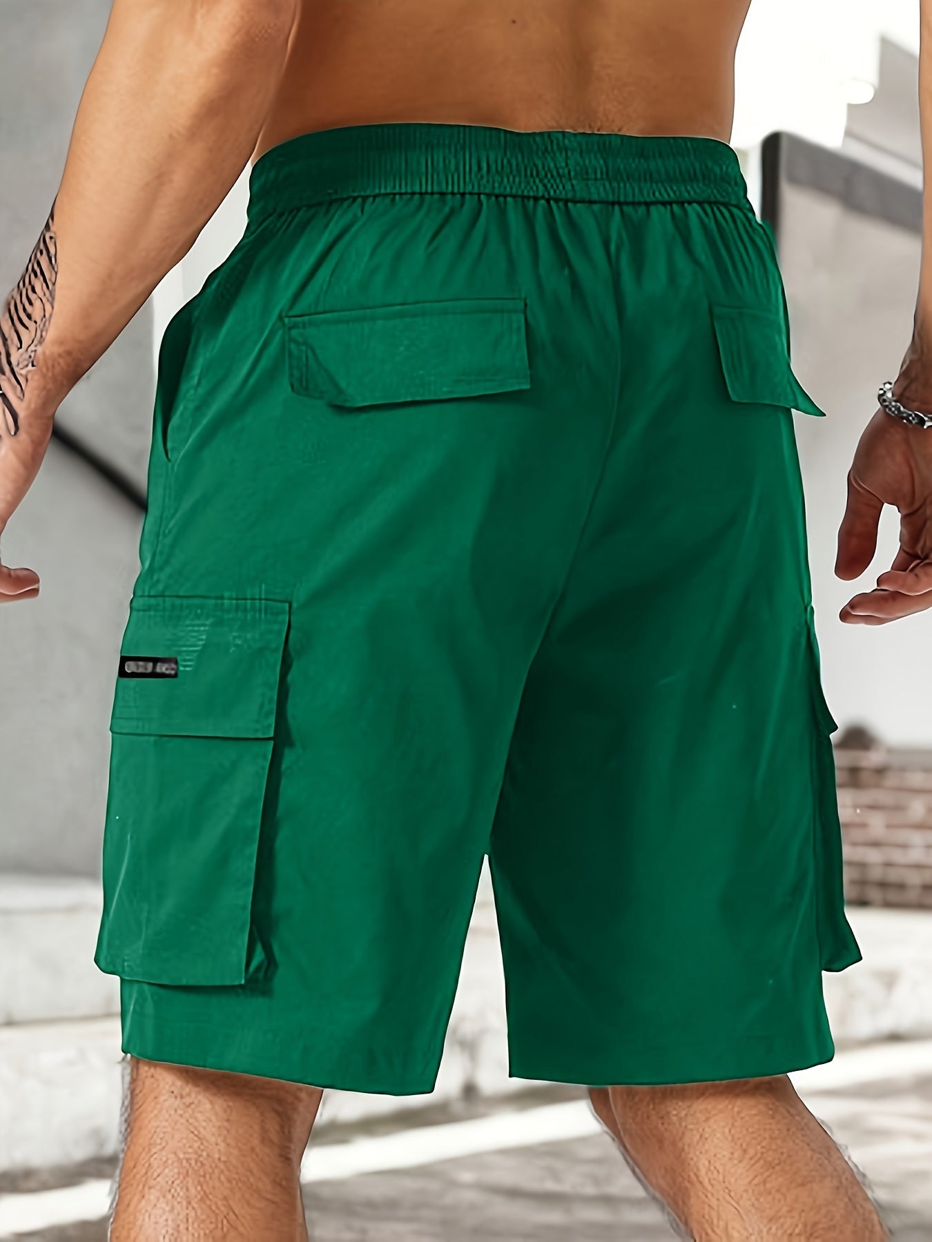 Schwarze Cargo-Shorts - Benjie