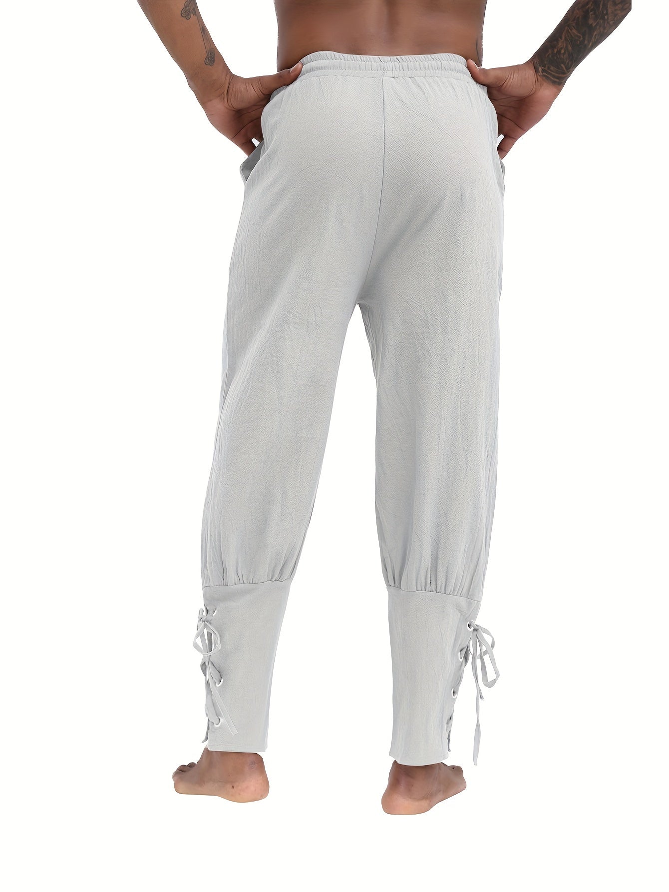 Schwarze Renaissance-Hose - Dereck