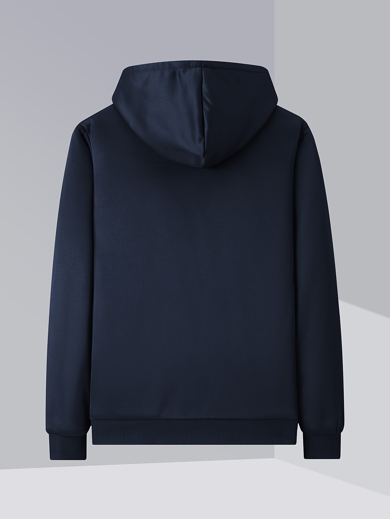 Schwarze Fleecegefütterte Winterjacke - Max