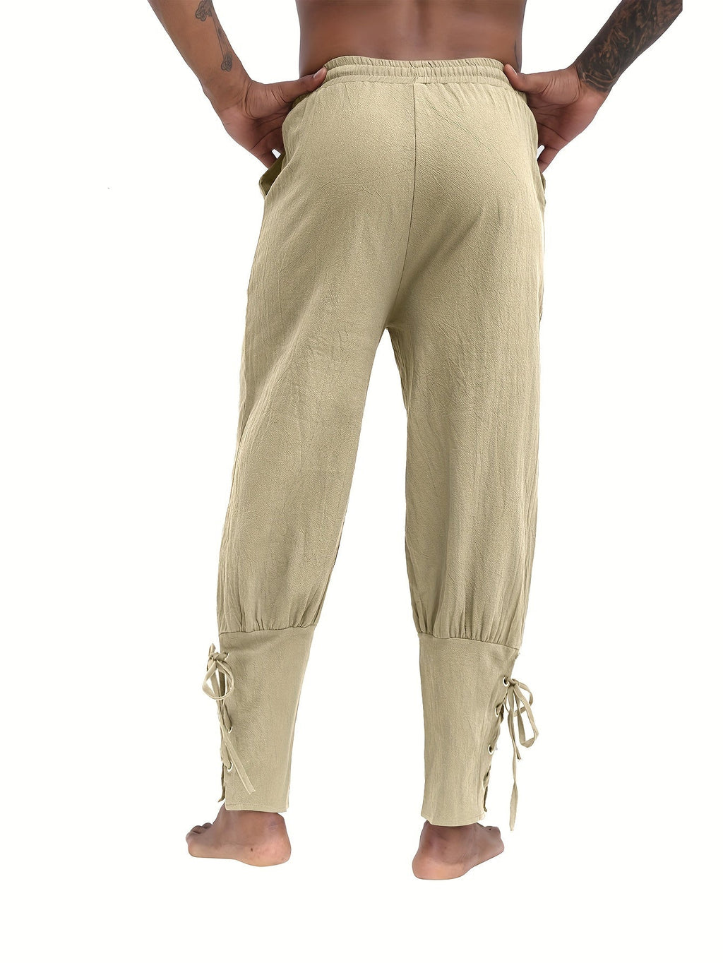 Schwarze Renaissance-Hose - Dereck