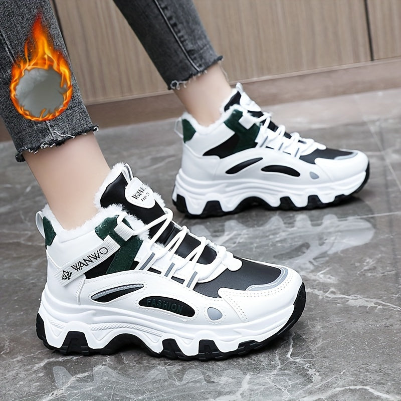 Weiße Blaue Winter Sneakers - Storm