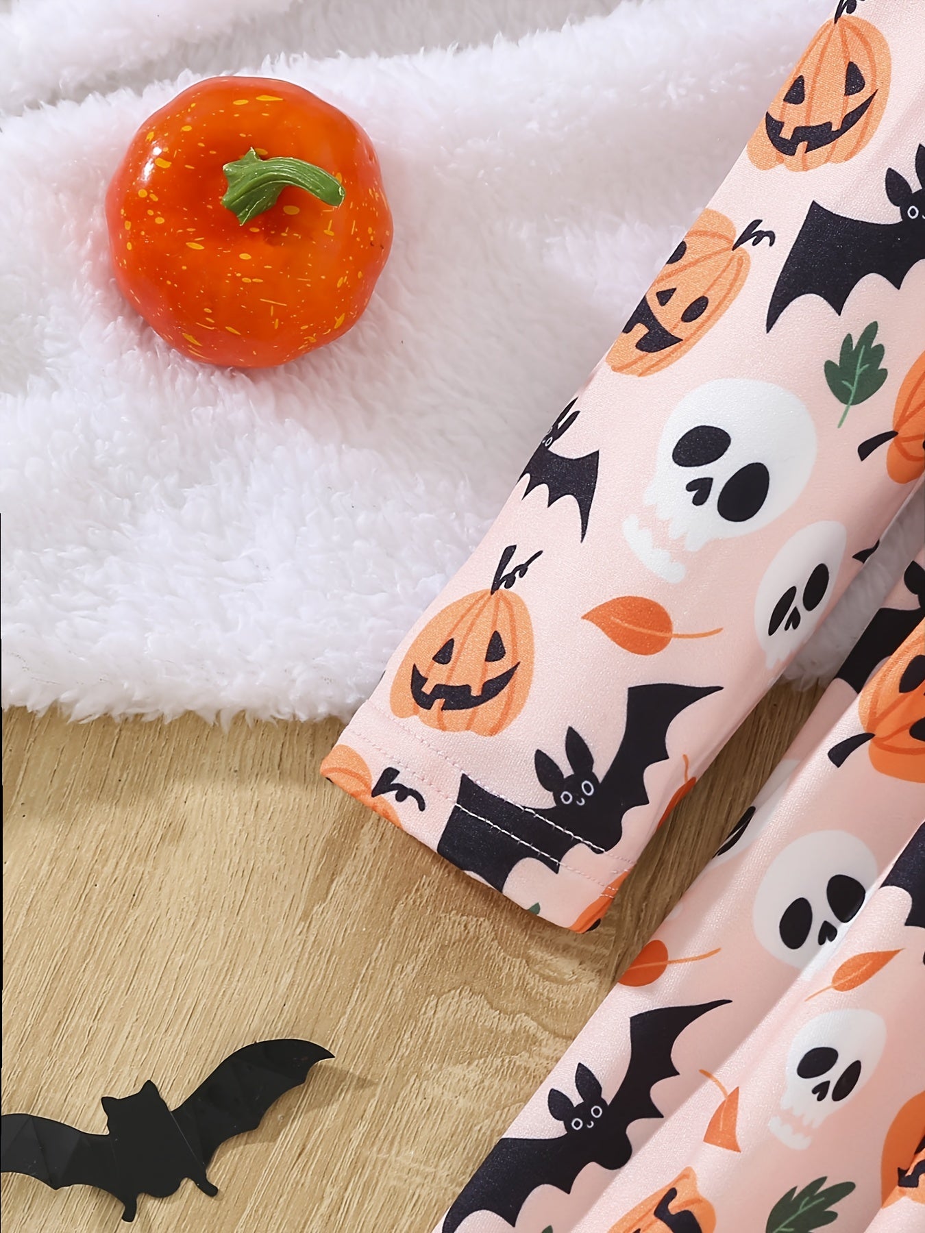 Kürbis-Kleid mit Flügelärmeln für Babys in Orange - Mila
