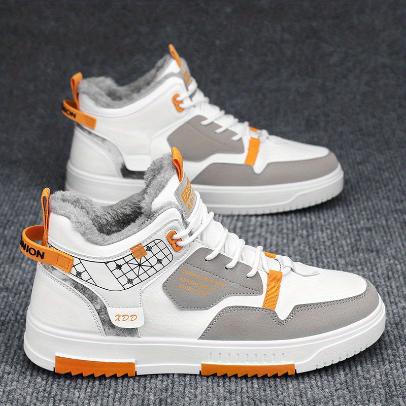 Beige Warme Hohe Sneakers - Max