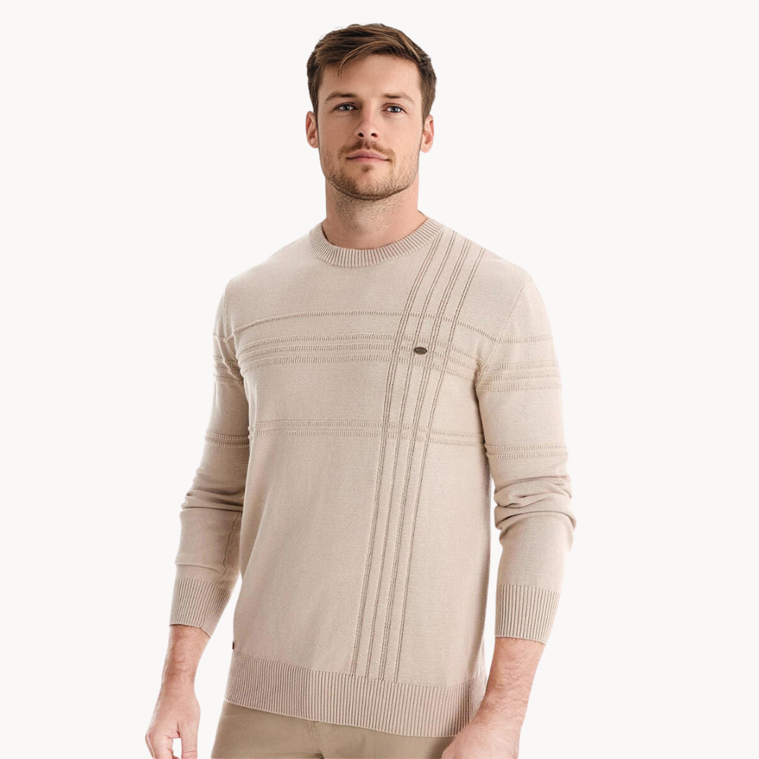 Crewneck Pullover Hellgrau - Emil