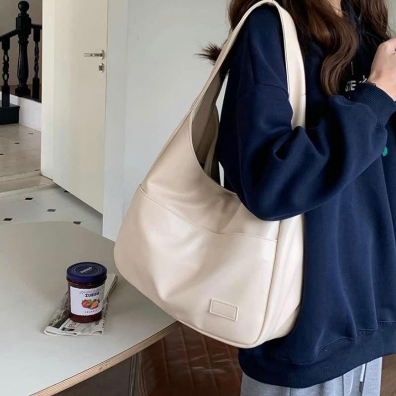 Burgunderrote Schultertasche - Elin