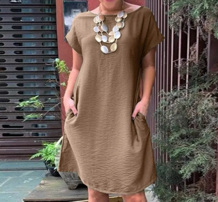 Ella - Grünes Trendiges Modekleid