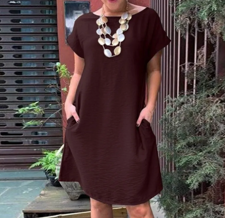 Ella - Grünes Trendiges Modekleid