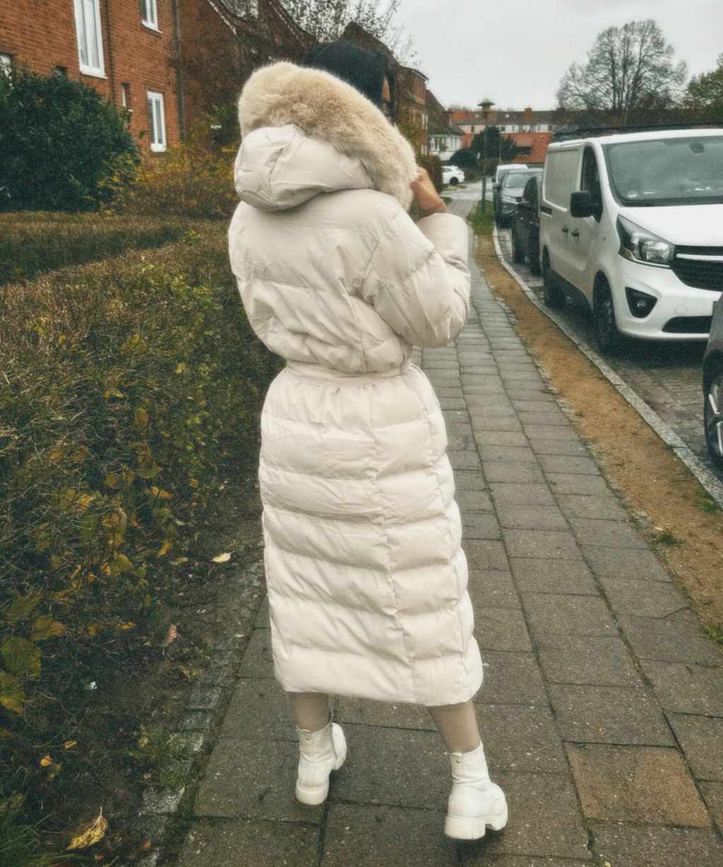 Langer Warmer Parka Schwarz - Nora
