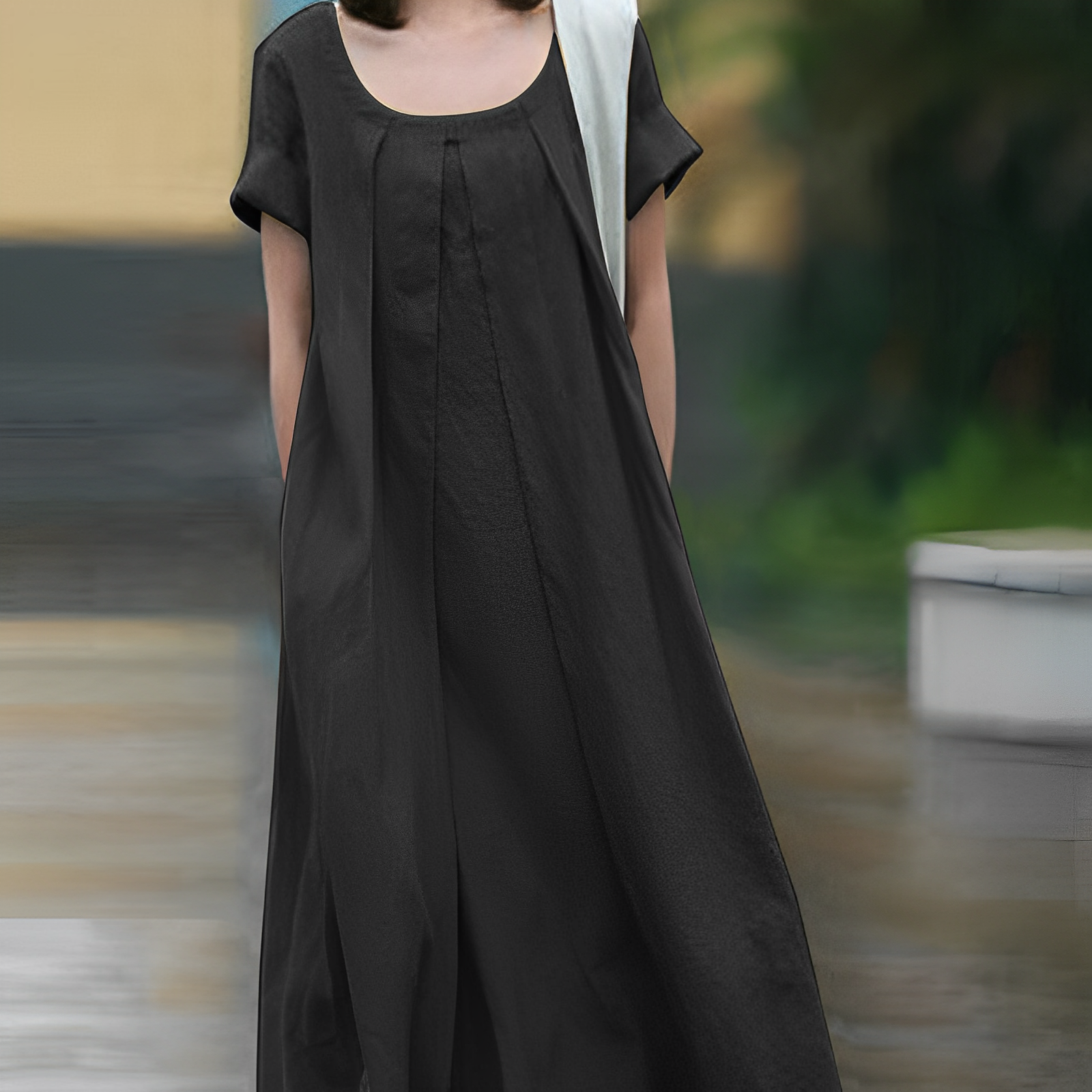 Eva - Leichtes Atmungsaktives Sommerkleid Rosa