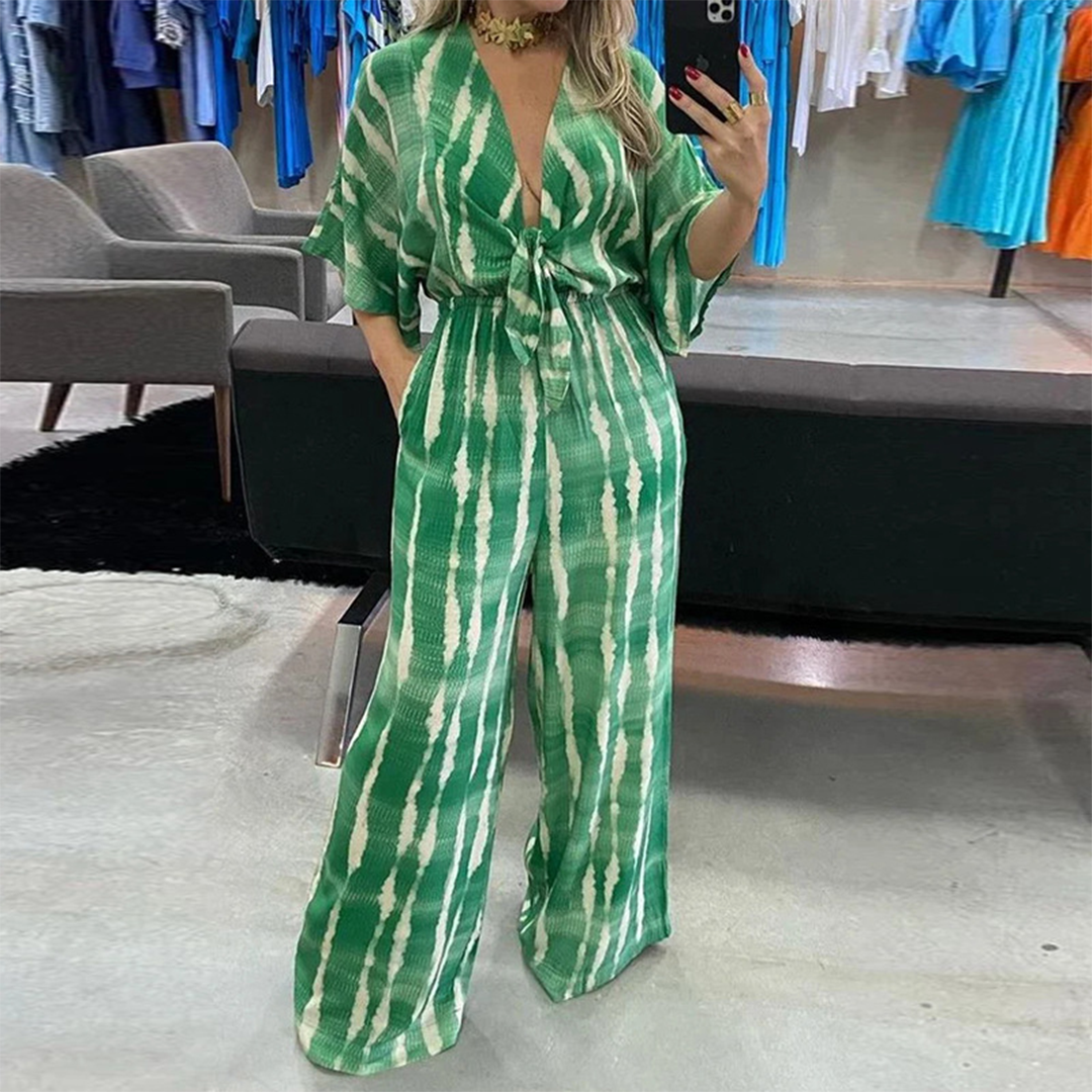 Grüner Modischer Jumpsuit - Sophie