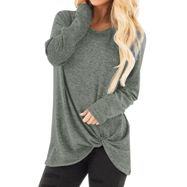 Schwarzes Langarmshirt - Lotte