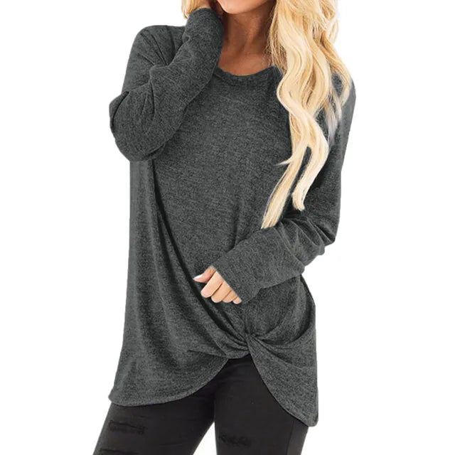 Schwarzes Langarmshirt - Lotte