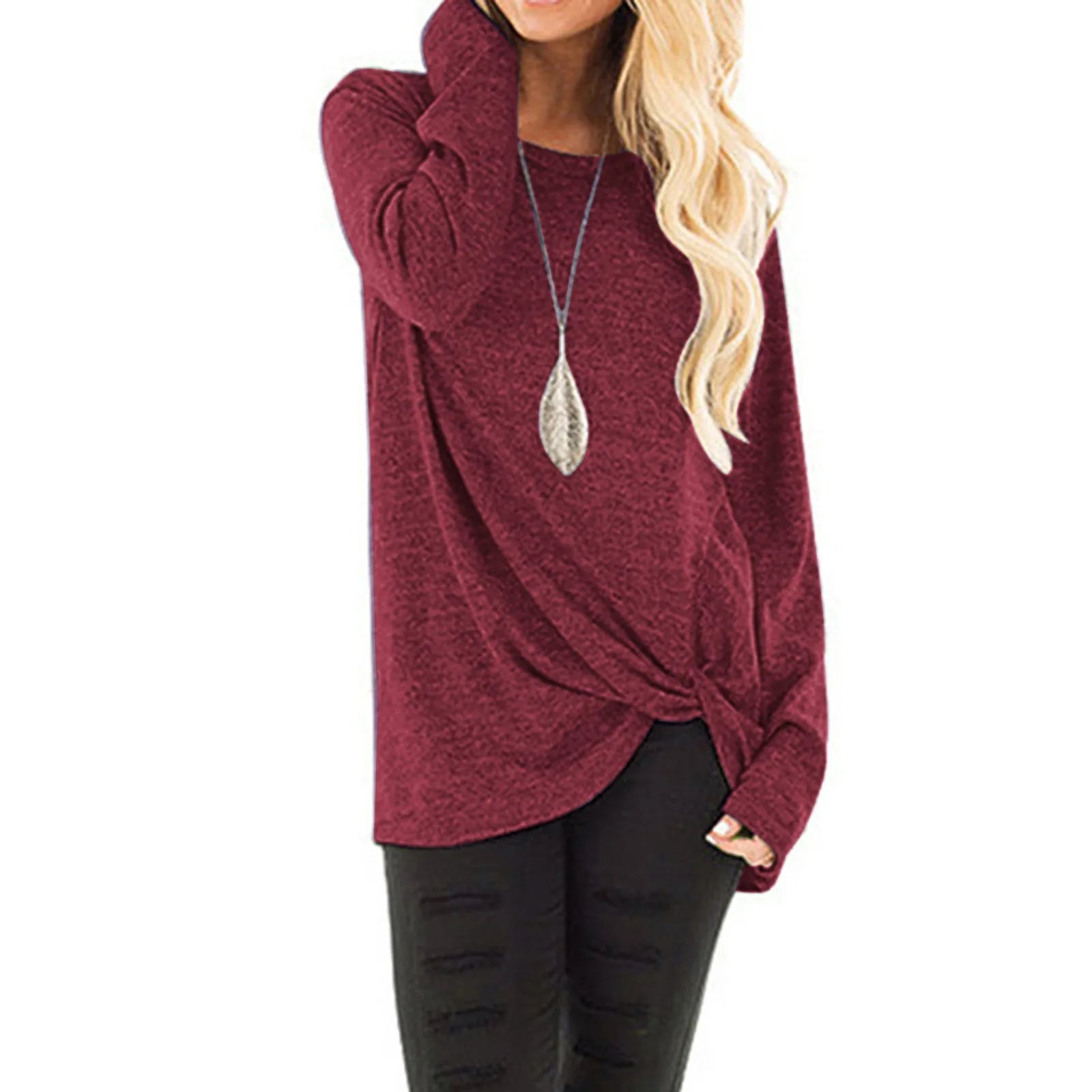 Schwarzes Langarmshirt - Lotte