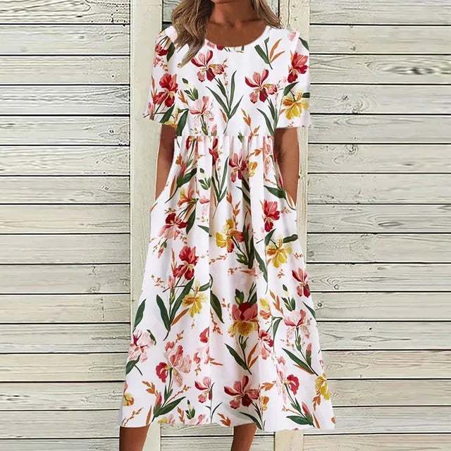 Blaues Modekleid - Emma