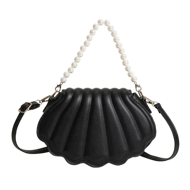 Schwarze Elegante Schultertasche - Vernon