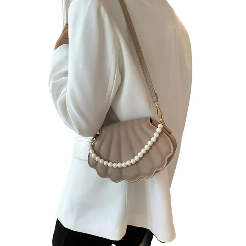 Schwarze Elegante Schultertasche - Vernon