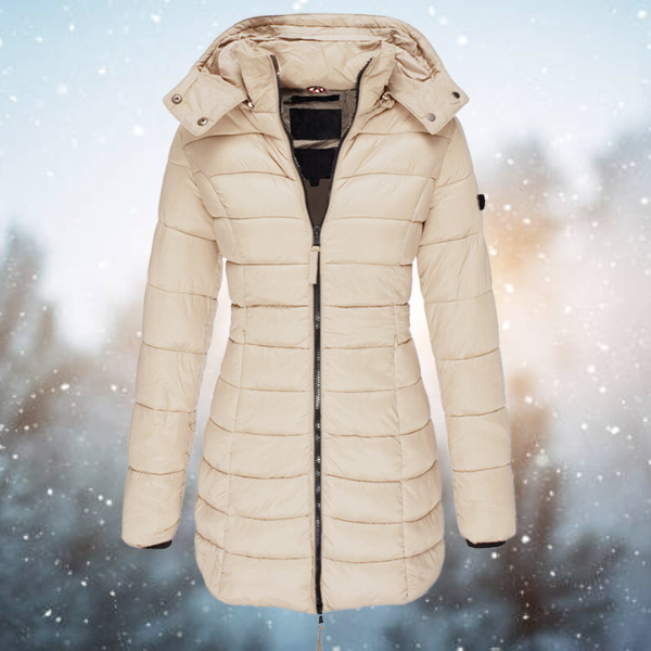 Gepolsterte Winterjacke Navy - Emilia