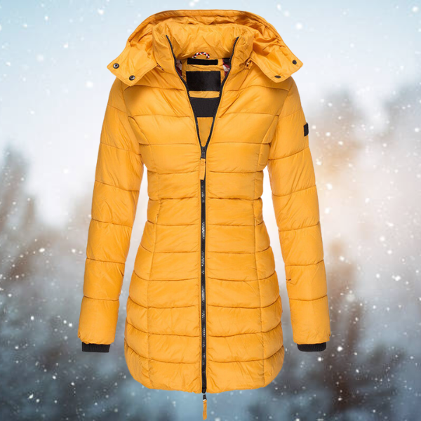 Gepolsterte Winterjacke Navy - Emilia