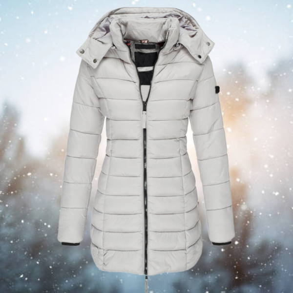 Gepolsterte Winterjacke Navy - Emilia