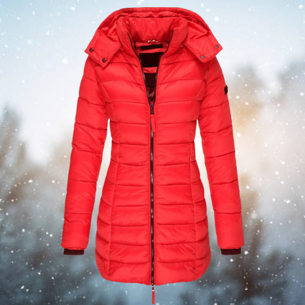 Gepolsterte Winterjacke Navy - Emilia