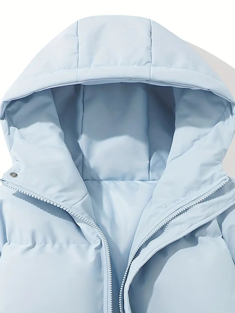 Gepolsterte Winterjacke mit Kapuze - Laura