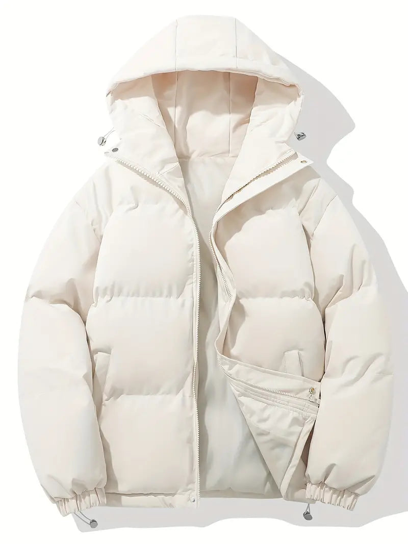 Gepolsterte Winterjacke mit Kapuze - Laura