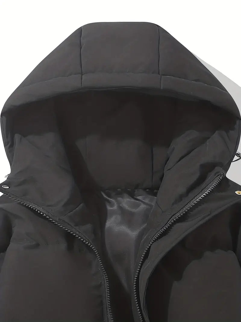 Gepolsterte Winterjacke mit Kapuze - Laura