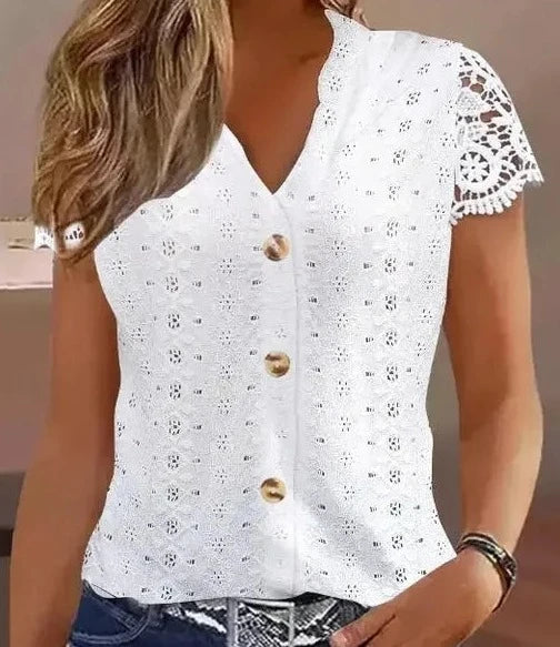 Ava - Grünes Tanktop mit Blumenmuster
