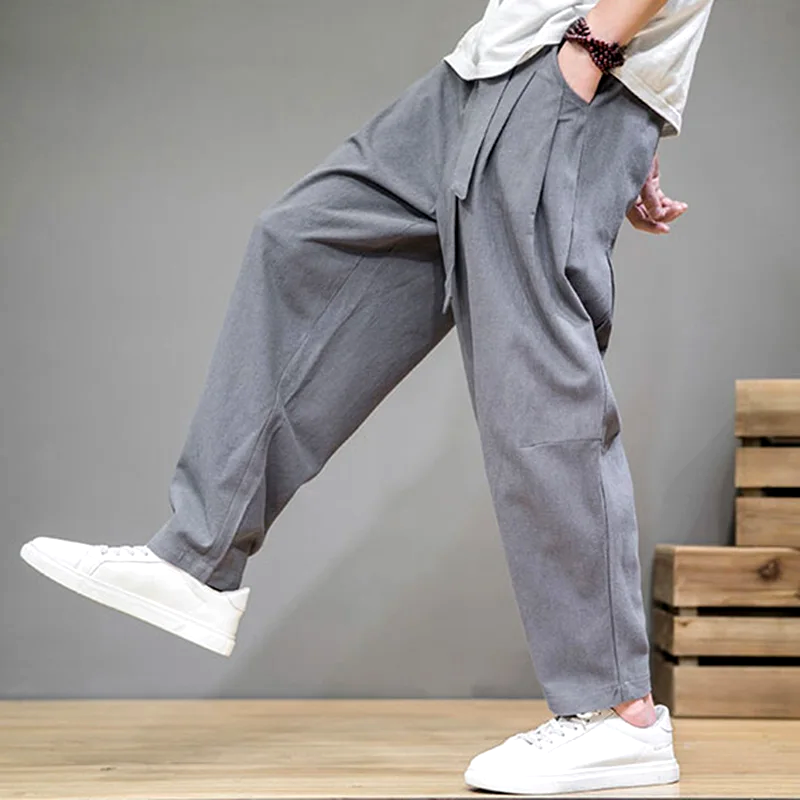 Arnett - Khaki Leinenhose für Herren