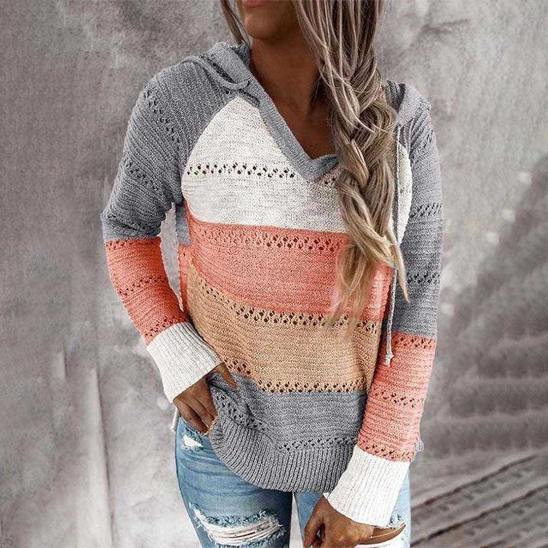 V-Ausschnitt Pullover – Emma Khaki