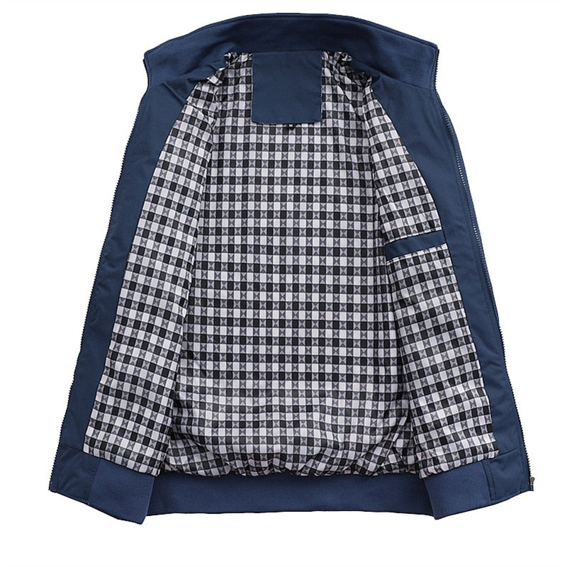 Graue Gefütterte Herrenjacke – Max