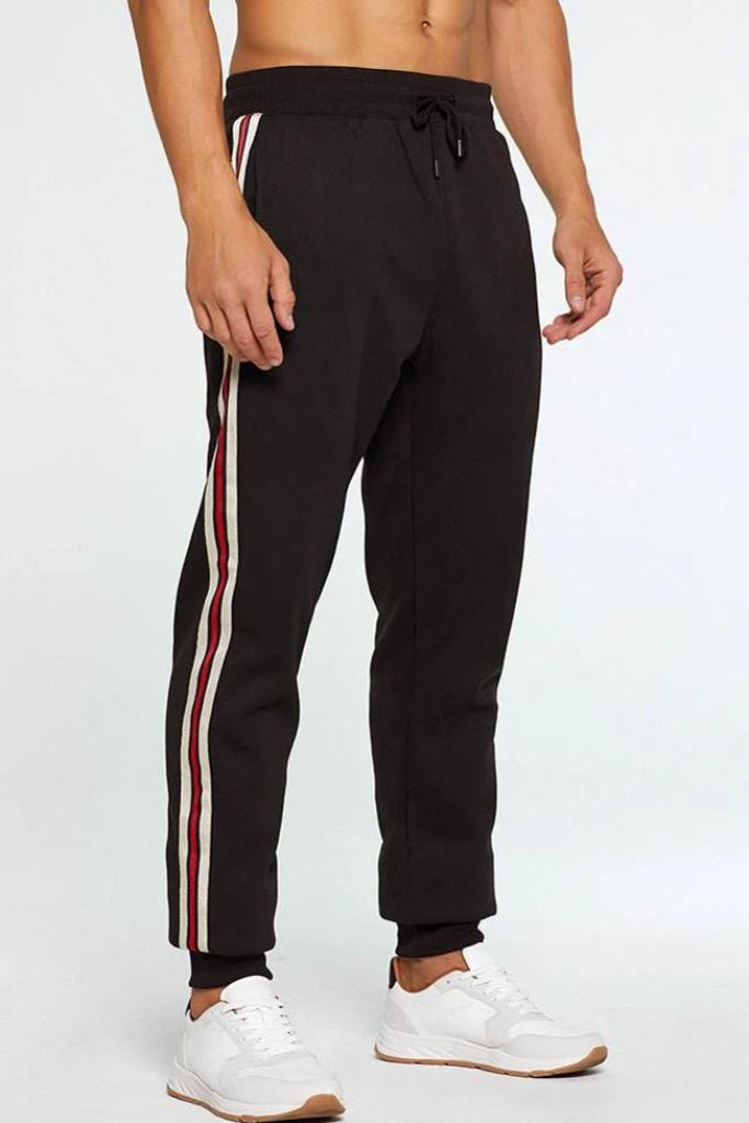 Schwarze Herren Sweatpants - Lars