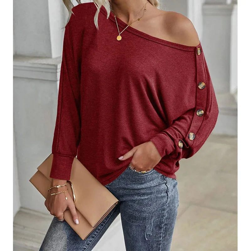Schwarze Off-Shoulder Top - Mila
