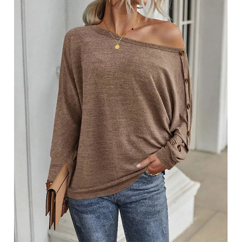 Schwarze Off-Shoulder Top - Mila