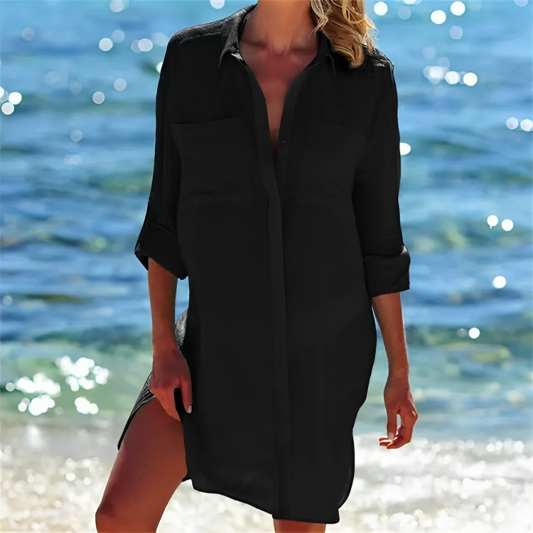 Weißes Strandkleid - Lena