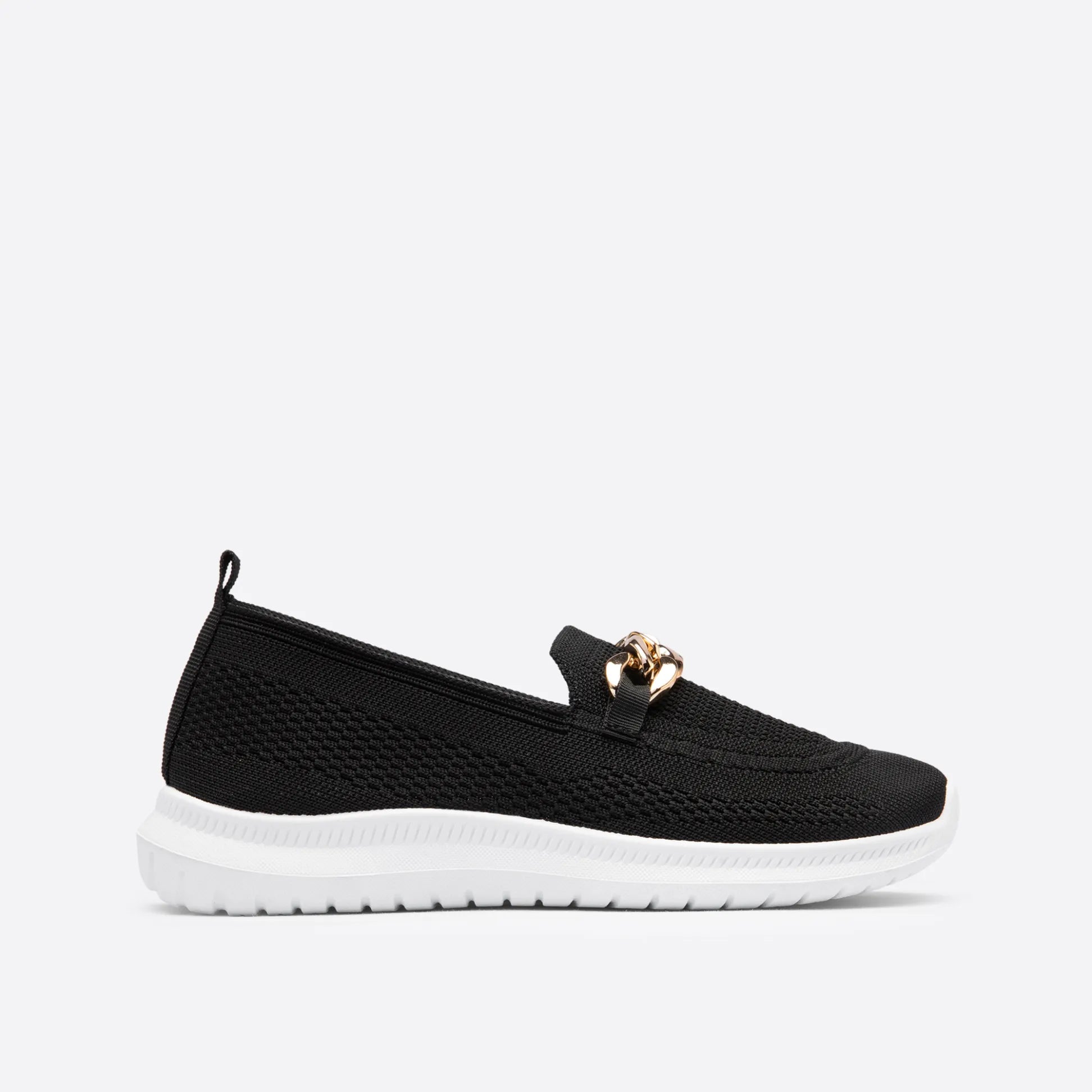 Cara - Sommerliche Gestrickte Hohle Flache Schuhe Schwarz