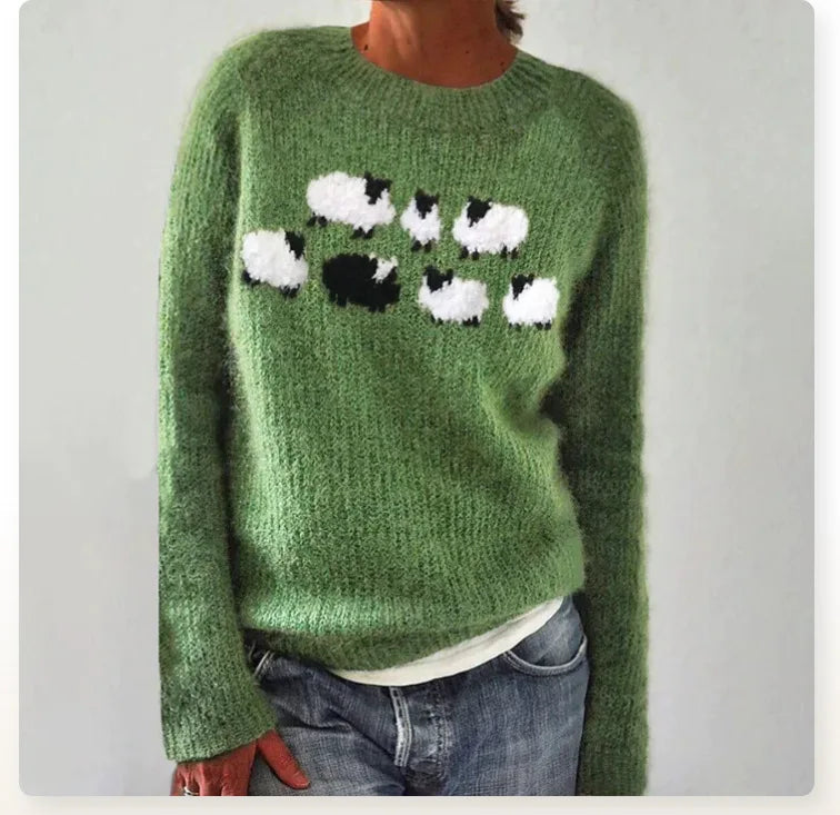 Retro Pullover Bunt - Mia