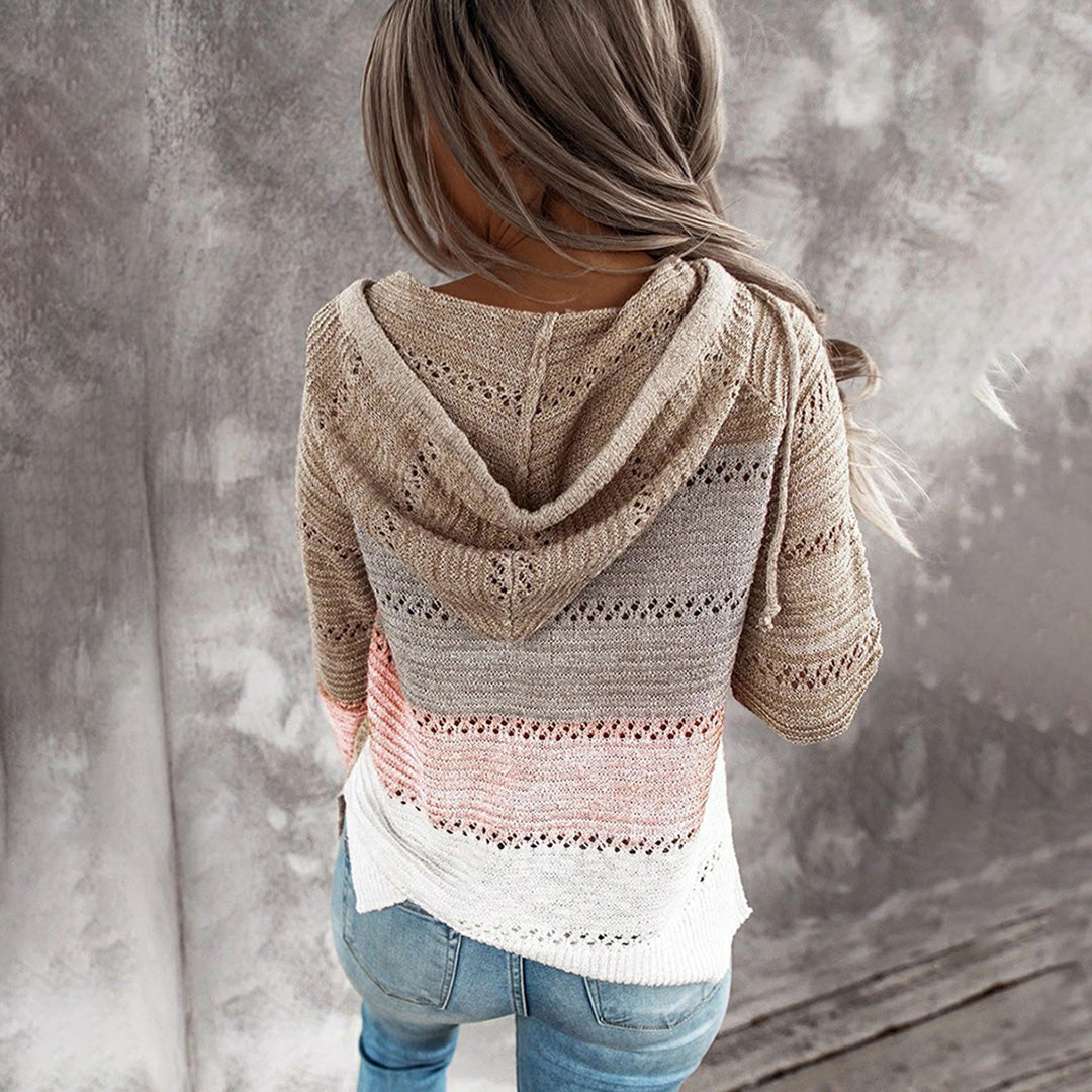 V-Ausschnitt Pullover – Emma Khaki