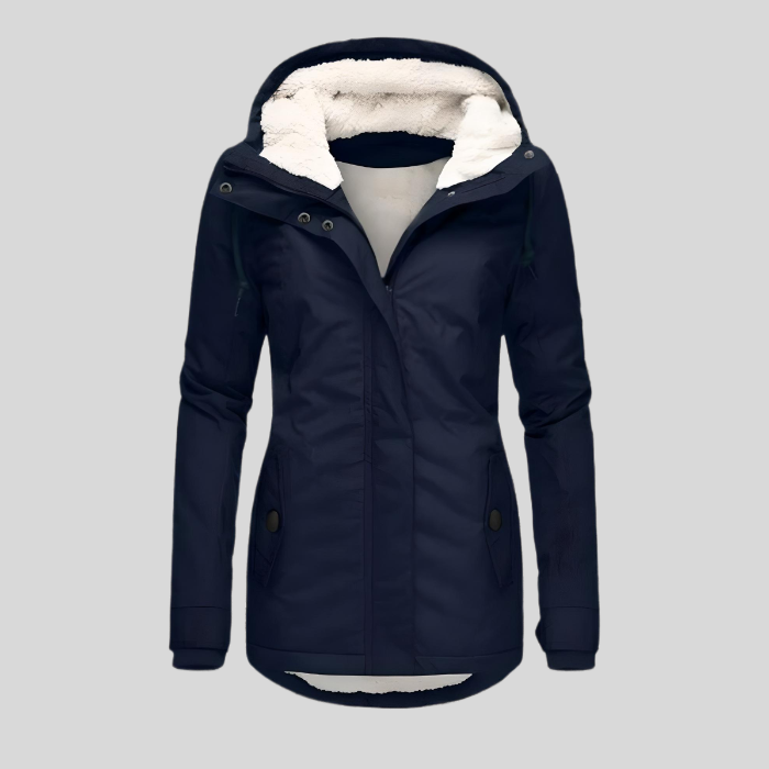 Wasserfeste Winterjacke Grau - Ella