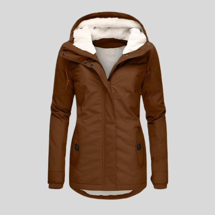 Wasserfeste Winterjacke Grau - Ella