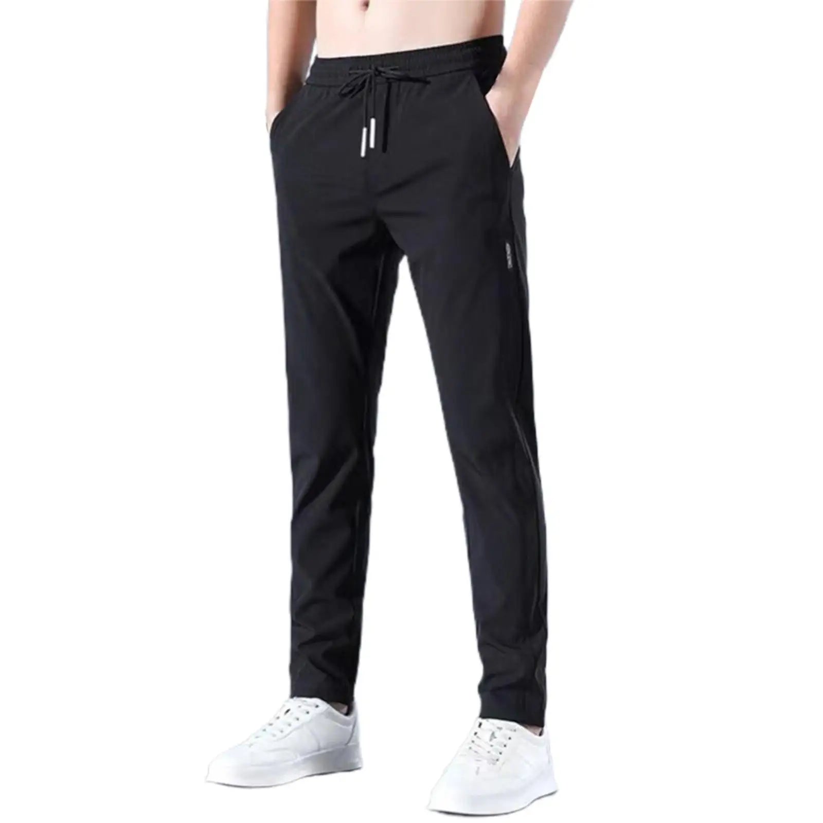 Dunkelgraue Eisseidenhose für Männer - Leon