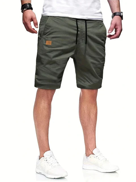 Kaye - Lässige Khaki-Cargoshorts