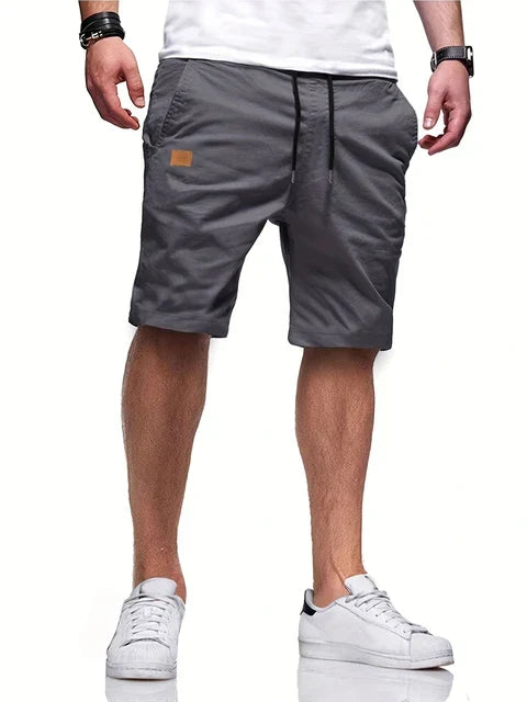 Kaye - Lässige Khaki-Cargoshorts