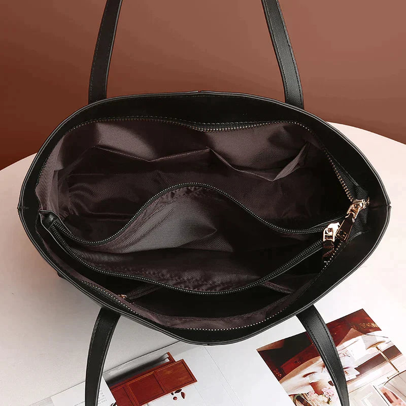 Ava - Große Schwarze Damenhandtasche