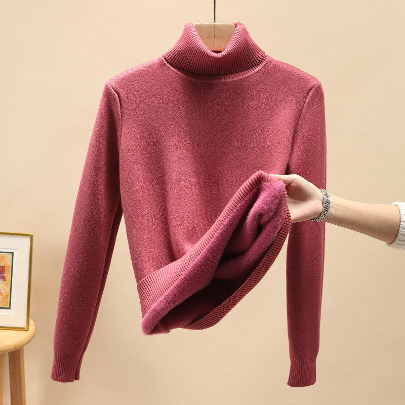 Warmer Strickpullover Schwarz - Elena