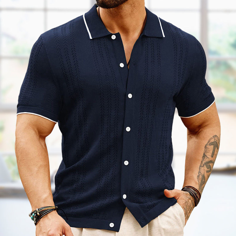 Braunes Strickpolo - Max