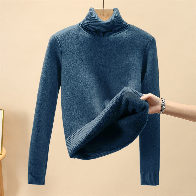 Warmer Strickpullover Schwarz - Elena