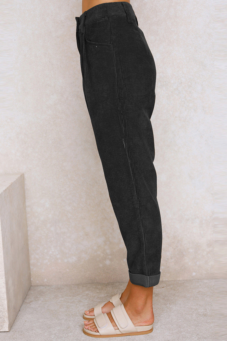 Khaki Cordhose - Sofie