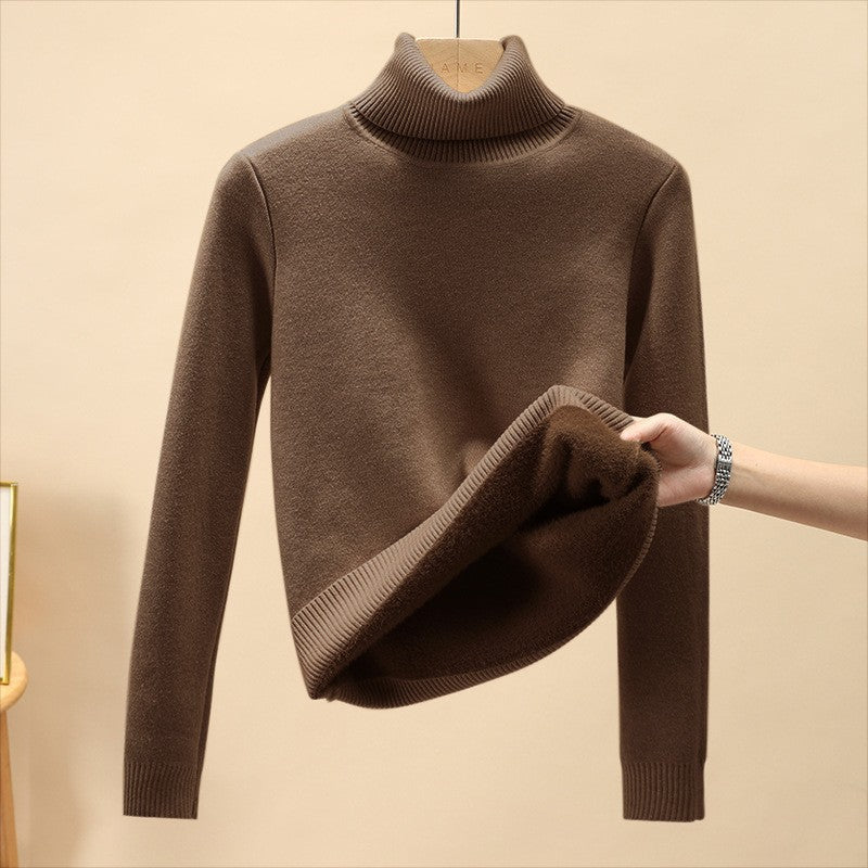 Warmer Strickpullover Schwarz - Elena